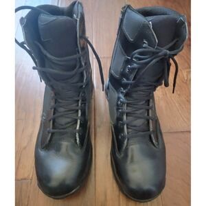 Danner Gore Tex Men's Terra‎ Force Next Black Boots w Zipper Enclosure Size 10.5
